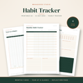 Habit Tracker (A4 Printable) by Maqsood Studio